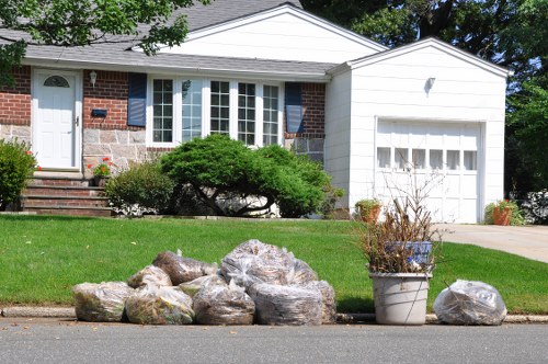 Waste removal services in a residential neighborhood of Blackheath