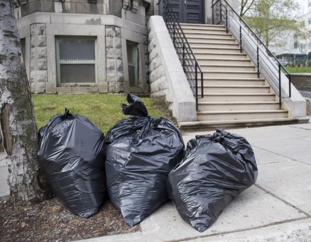 Sorted construction materials for recycling