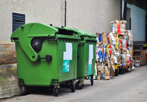 Recycling process for commercial waste