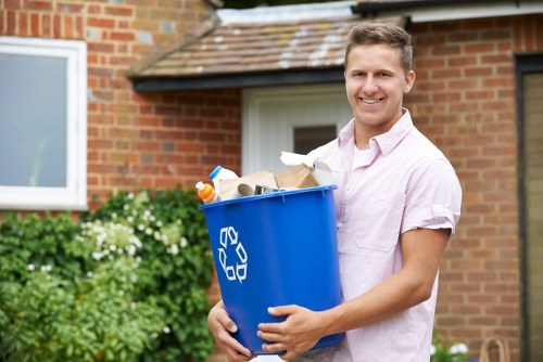 Blackheath building site with waste management